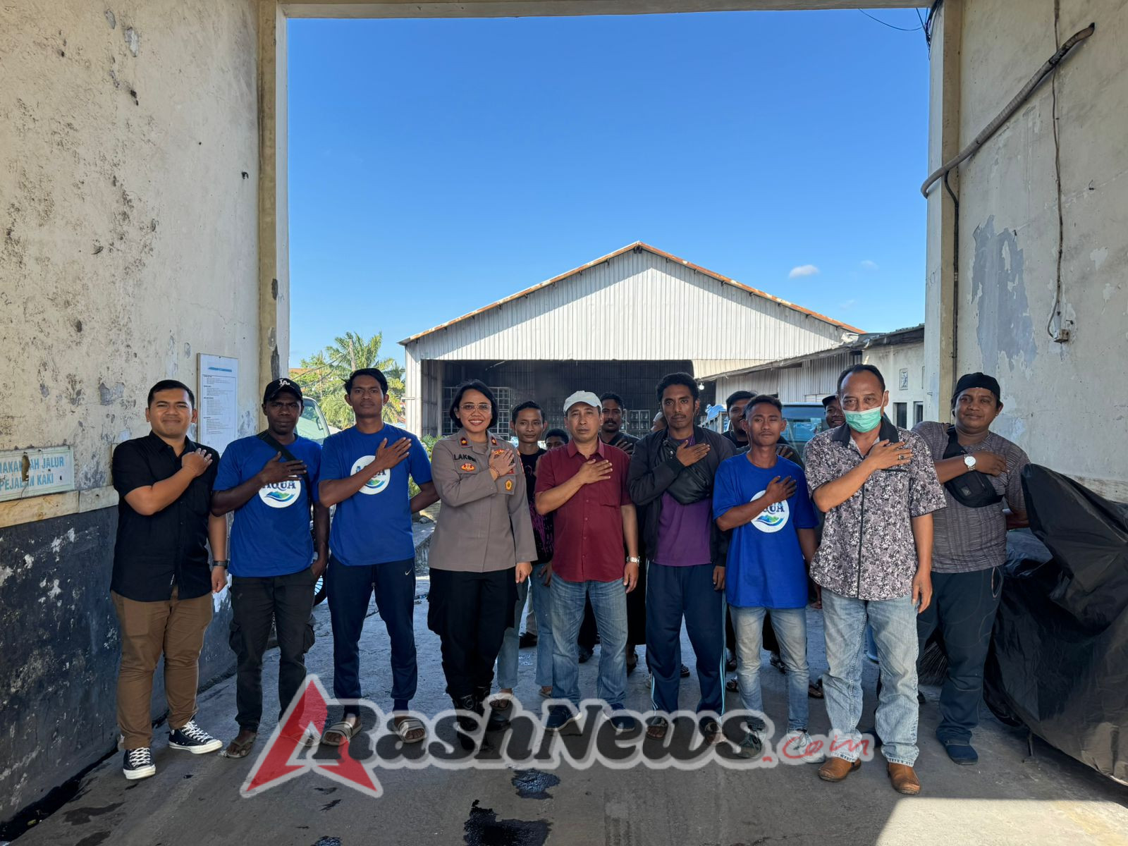 Sambang Kamtibmas Kapolsek Denpasar Barat di PT. Bintang Sidoraya, Pererat Silaturahmi dan Edukasi Kamtibmas