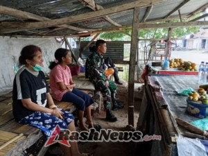 Babinsa Kodim 1602/Ende Sukses Bangun Sinergi dengan Masyarakat Desa Liabeke