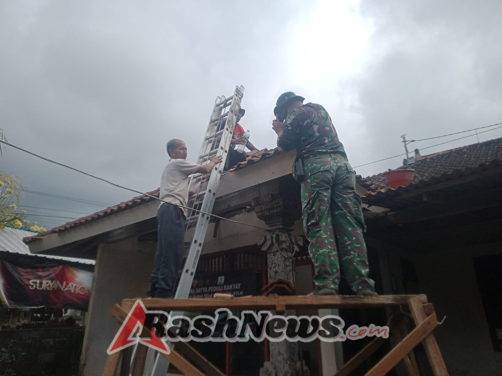 Kodim Klungkung Terus Kebut Rehab RTLH Di Desa Pikat