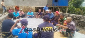 Lewat Komsos, Babinsa Kodim 1602/Ende Pererat Hubungan dan Jaga Keamanan Lingkungan