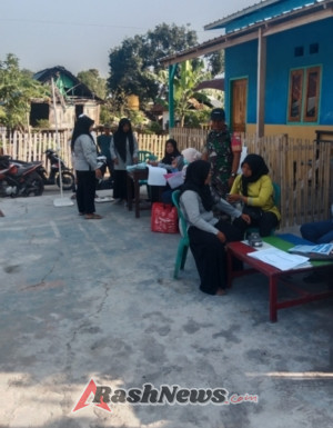 Babinsa Serda Yahya Dorong Ibu dan Lansia Rutin Periksa Kesehatan