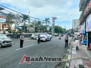 Polres Karangasem  Melakukan Himbauan Tertib Berlalu Lintas dalam Operasi Patuh Agung 2025