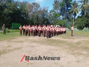 TNI Hadir Amankan dan Dampingi Kegiatan Pramuka di Ende