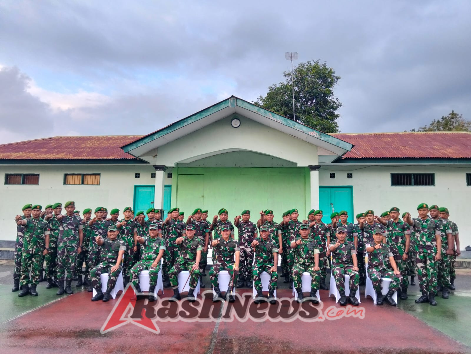 DANREM 161/WS DAMPINGI KUNKER PANGDAM IX/UDAYANA DI WILAYAH KODIM 1602/ENDE