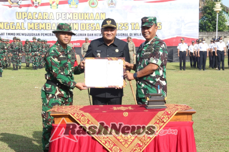 Dandim Gianyar Tekankan TMMD Sebagai Momentum Kemanunggalan TNI dan Rakyat