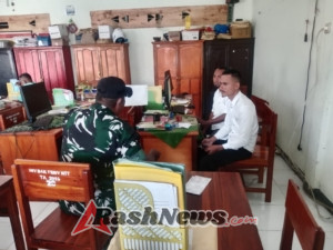 Puldatater Babinsa dan Guru SMK YOS SUDARSO Dorong Kondusifitas Pendidikan di Ende