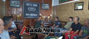Dandim Tabanan Terima Kunjungan Ketua DPC PPAD Tabanan di Makodim