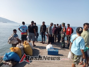 Babinsa Kodim 1602/Ende Lakukan Monitoring Situasi dan Beri Imbauan Keselamatan Laut di Mautapaga
