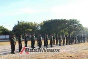 Kodim 1601/ST Gelar Upacara 17-an Juli 2025, Kasdim Bacakan Amanat KASAD