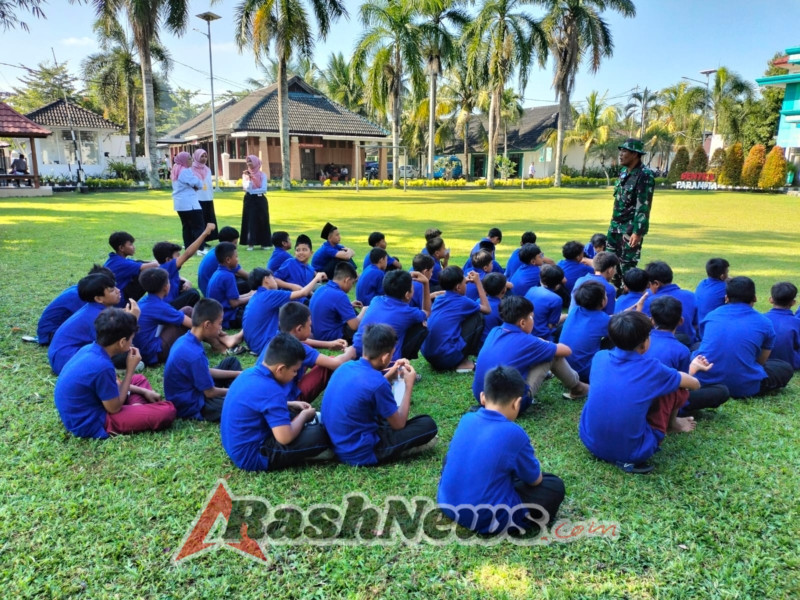 Penguatan Karakter Siswa, Sinergi TNI dan Sekolah Rakyat Lobar