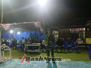 Babinsa Desa Jegharangga Kawal Pengamanan Turnamen Bola Voli Imapare Cup VIII, Turnamen Berjalan Lancar dan Aman
