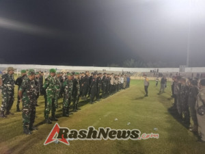 Turnamen Sepak Bola Antar Kecamatan Dimulai, Aparat Kawal Ketat Jalannya Pertandingan