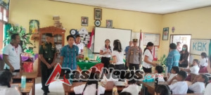 Danramil dan Forkopimcam Dampingi Kegiatan Makan Gizi Gratis untuk Anak Sekolah