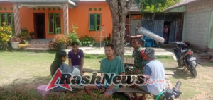 Babinsa Koramil 1618-02/Miobar Ajak Pemuda Desa Satab Jauhi Kekerasan dan Kenakalan Remaja