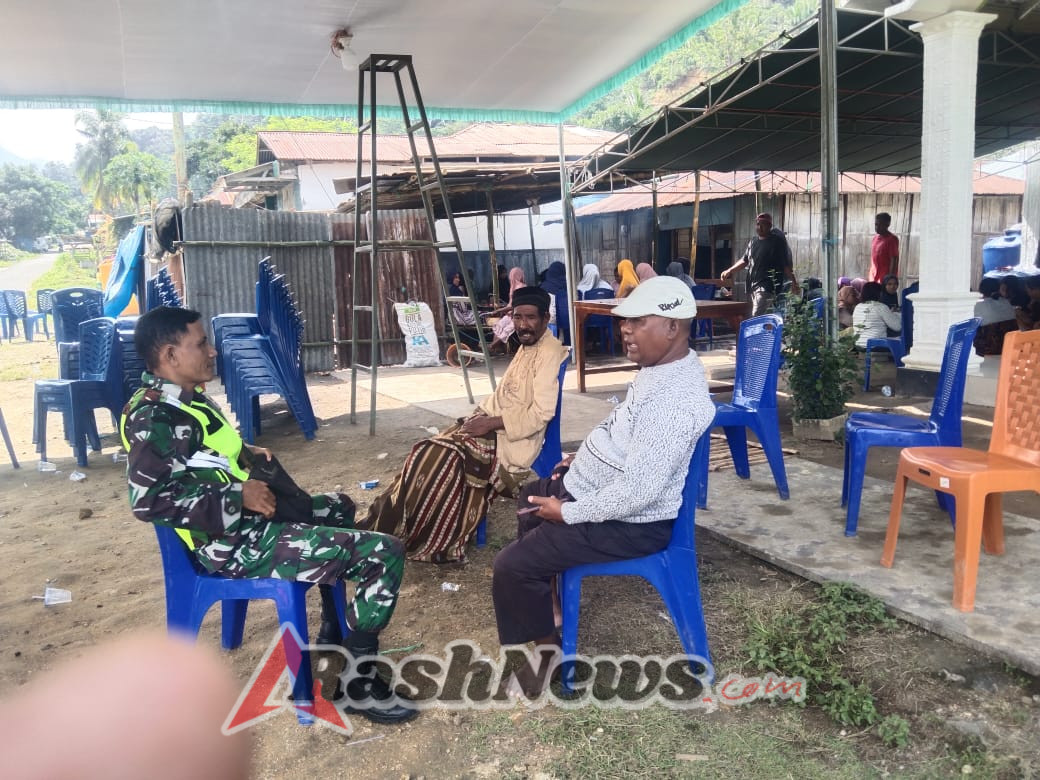 Babinsa Koramil Wolowaru Aktif Jalin Komsos dan Pamwil di Kelurahan Bokasape