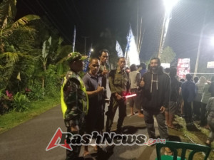 Babinsa Bersama Perangkat Desa Sukseskan Penutupan PorDes Banyuseri dengan Aman dan Lancar