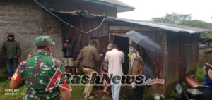 Babinsa Koramil 1612-07/Satar Mese Turut Bantu Lepas Pasung Pasien ODGJ di Desa Kole