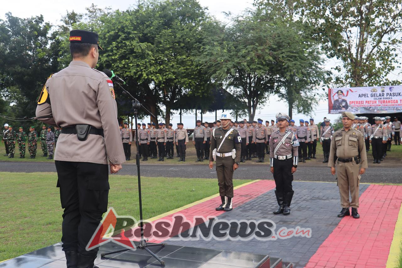 Sinergi Kodim 1602/Ende dan Polres Ende Memperkuat Apel Gelar Pasukan Operasi Patuh Turangga 2025
