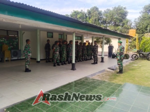 Kodim 1603/Sikka Tunjukkan Kepedulian dengan Bangun Huntara untuk Warga Terdampak Erupsi Lewotobi