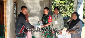 Sinergi TNI dan Desa Koramil 1614-03 Hu’u Salurkan 3,2 Ton Beras ke Warga
