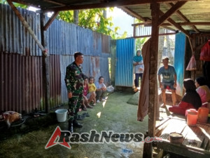 Warga Desa Liabeke Sambut Positif Kehadiran Babinsa Koramil Wolowaru