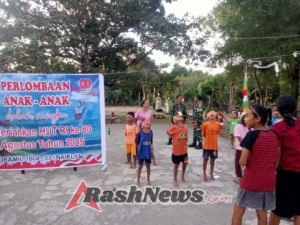 Koramil 1604-03/Naikliu Laksankan Lomba Dalam Rangka Memeriahkan HUT RI Ke-80