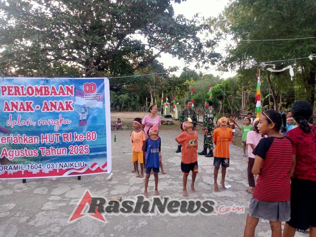 Koramil 1604-03/Naikliu Laksankan Lomba Dalam Rangka Memeriahkan HUT RI Ke-80
