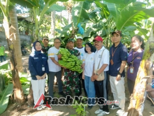 Gotong Royong Babinsa dan Warga Bersihkan Lahan Tidur Jadi Kebun Sayur