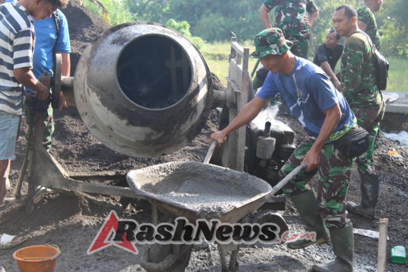 Tokoh Desa Batuan Puji Peran Satgas TMMD 125 dalam Bangun Jalan Usaha Tani