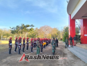 Persiapan HUT RI ke-80: Kodim 1603/Sikka Latih Pasukan Pengibar Bendera