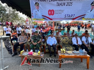 Dandim 1621/TTS Turut Hadir Dalam Pawai Pembangunan Dan Karnaval Di Kota So’e