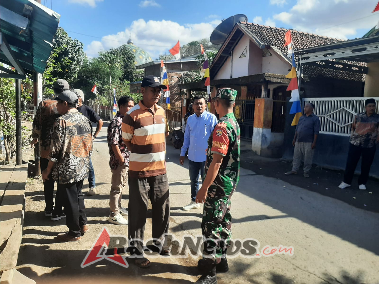 Desa Ncandi Semangat Sambut Lomba Kebersihan Jelang Hari Kemerdekaan