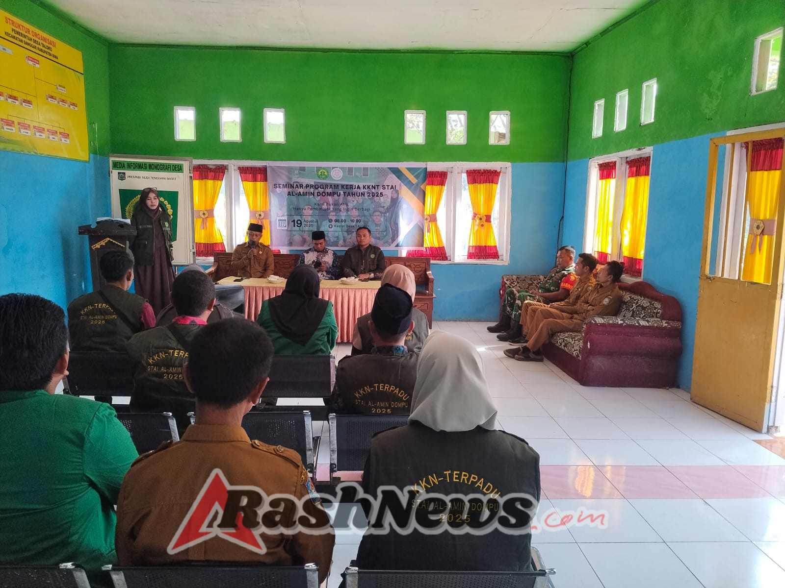 Babinsa Desa Taloko Bersama Aparatur dan Masyarakat Sambut Positif Program KKNT STAI Al-Amin