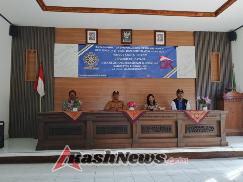 45 Hari Gelar Pengabdian, Penutupan KKN Unud Diatensi Babinsa Selisihan