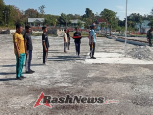 Sambut Hari Kemerdekaan, Babinsa Kabola Siapkan Pasukan Pengibar Bendera Terbaik