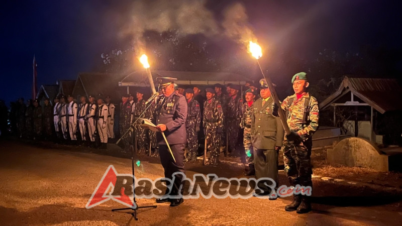 Hormati Jasa Para Pahlawan Terdahulu, Dandim 1603/Sikka Pimpin Apel Kehormatan Di TMB Iligetang.