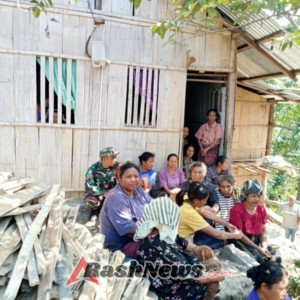 Kopda Hardianto Laksanakan Monitoring dan Komsos, Wujud Nyata Peran TNI di Wilayah