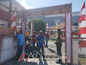 Babinsa Koramil Ende Tengah Jaga Kondusifitas dan Laksanakan Kerja Bakti di Paupire