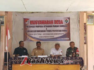 Babinsa Hadiri Musdes Iantena, Bahas Ketahanan Pangan dan Penyertaan Modal untuk Kesejahteraan Masyarakat