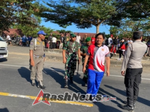 Dandim 1623/Karangasem apresiasi lomba gerak jalan umum 45 km.