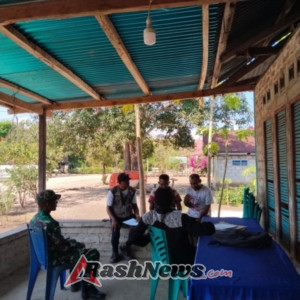 Babinsa Pantar Barat Laut Pantau Wilayah dan Jalin Komsos di Desa Kayang