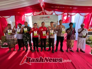 Dandim 1609/Buleleng Saksikan Panen Raya dan Peresmian Benih Jagung Unggul Khas Buleleng “Goak Poleng