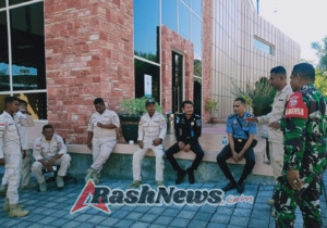 Jaga Stabilitas Wilayah Perbatasan, Sertu Okto Kosat Bangun Koordinasi dengan Sekuriti PLBN