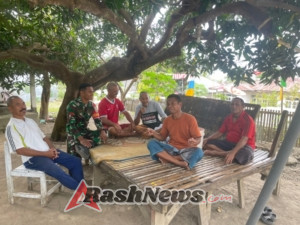 Komsos dan Pamwil Babinsa Koramil 1602-01/Ende Berjalan Lancar di Desa Binaan
