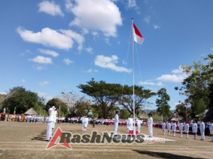 Semangat Kemerdekaan di Insana Barat, Babinsa dan Warga Bersatu di Upacara HUT RI ke-80