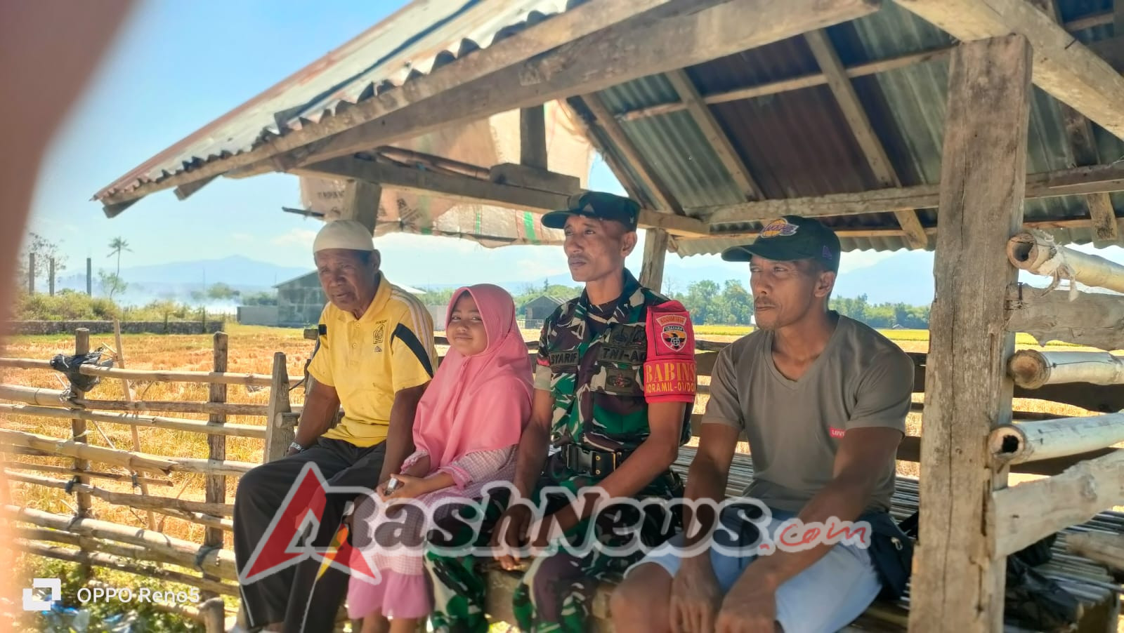 Komsos Babinsa Kareke, Petani Siap Salurkan Panen ke Bulog