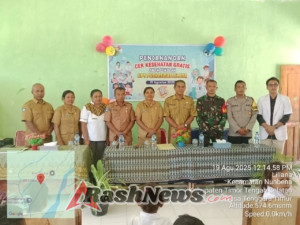 Monitoring Cek Kesehatan Gratis, Ini Harapan Babinsa Koramil 1621-03/Mollo Utara