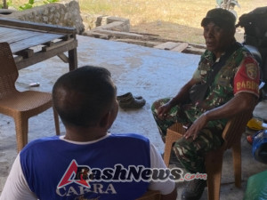 TNI Hadir di Tengah Masyarakat, Babinsa Gelar Komsos di Kecamatan Kota Baru