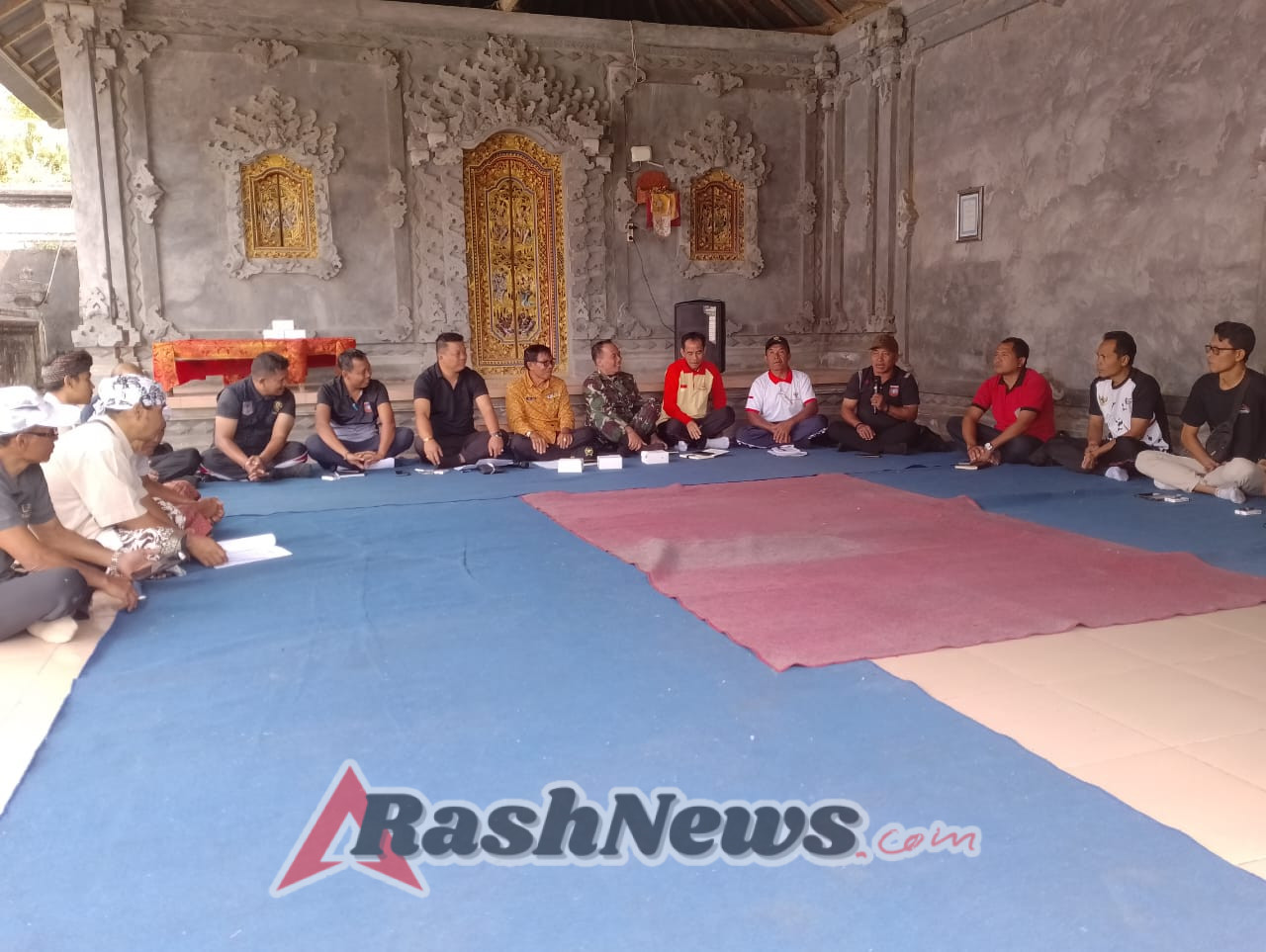 Hargai jasa para pahlawan, Kasdim 1623/Karangasem hadiri rapat evaluasi pelaksanaan pelacakan rute perjuangan pahlawan nasional I Gusti Ngurah Rai.