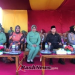 Ketua Persit Cabang XXVII Dim 1607/Sumbawa Hadiri Penutupan TMMD ke-125 di Desa Kalabeso